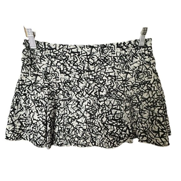 NIKE Dri-FIT Women's Black & White Printed Stretch Skirt Size Small - Picture 5 of 6